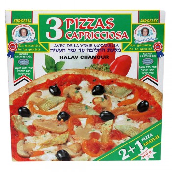 Pizza capriciosa 2+1 gratuit halav israel 900g