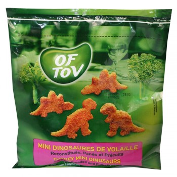 MINI DINOSAURES DE VOLAILLE PANÉS OF-TOV 600g