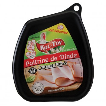 Poitrine de Dinde fumé 140gr kasher lepessah MATÉ ASHER